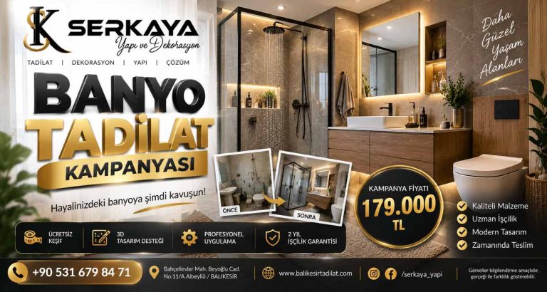 Balıkesir’de En İyi Tadilatçı