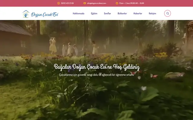 Doğan Çocukevi web sitesi