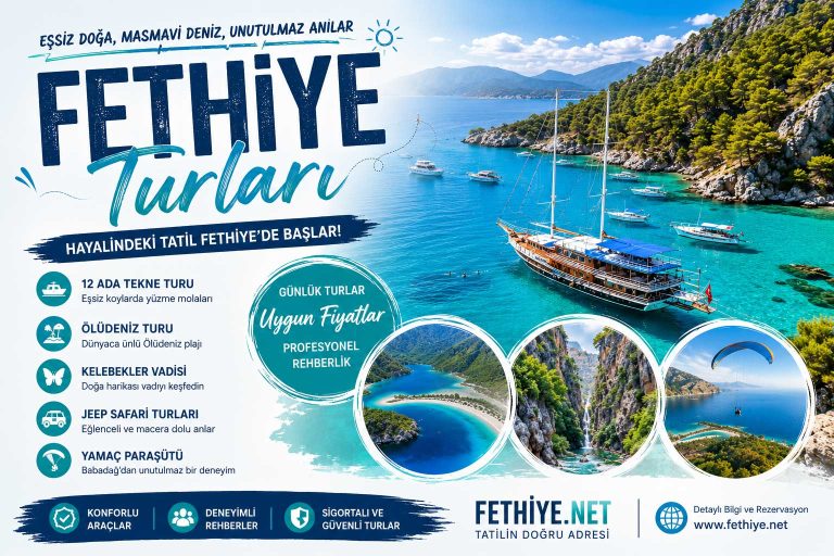 Fethiye Tekne Turu için En Doğru Adresiniz