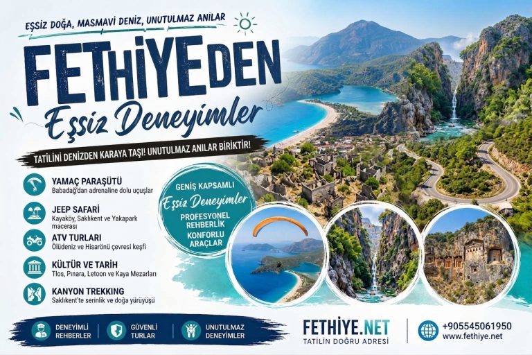 Fethiye Tur Programı Düşünenler İçin