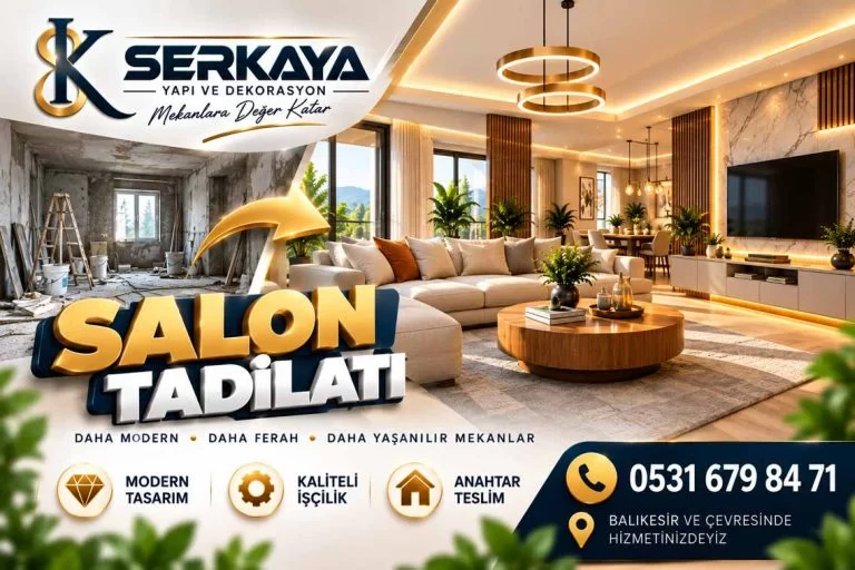 Balıkesir’de Salon Tadilatı