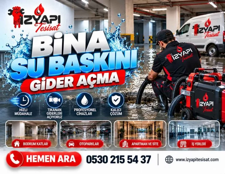 Bina Gider Tıkanıklığı Açma